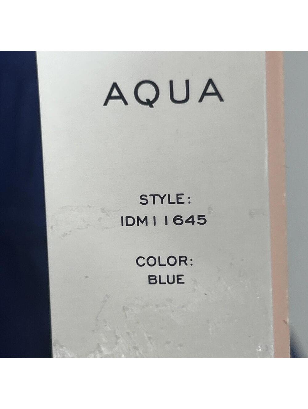 $148 Aqua Flutter Maxi Dress SZ Large - Picture 5 of 6